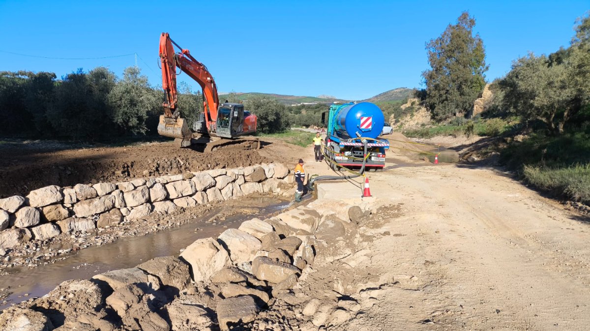 Restauración de la Dana en Málaga, febrero.