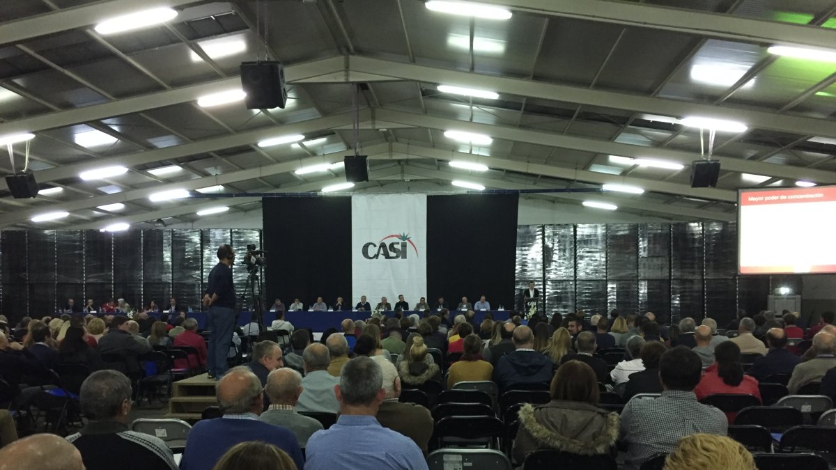 Imagen de archivo de una asamblea de CASI.