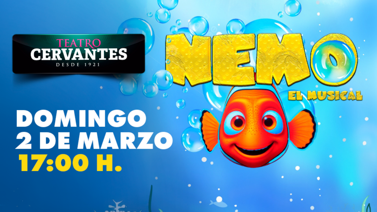 Nemo llega al Teatro Cervantes de Almería.