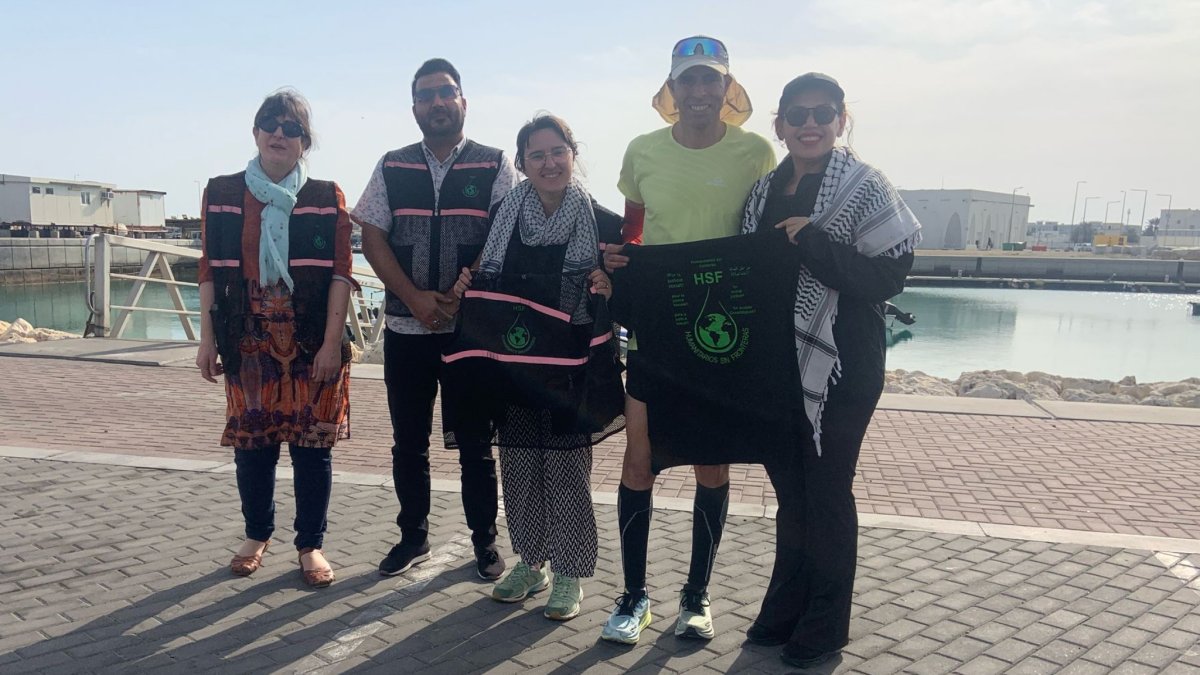 Ana María Sánchez, Ibrahim, Liberia Serrano y Hanane El Mansouri estuvieron junto a Abderrazzak El Badaoui.