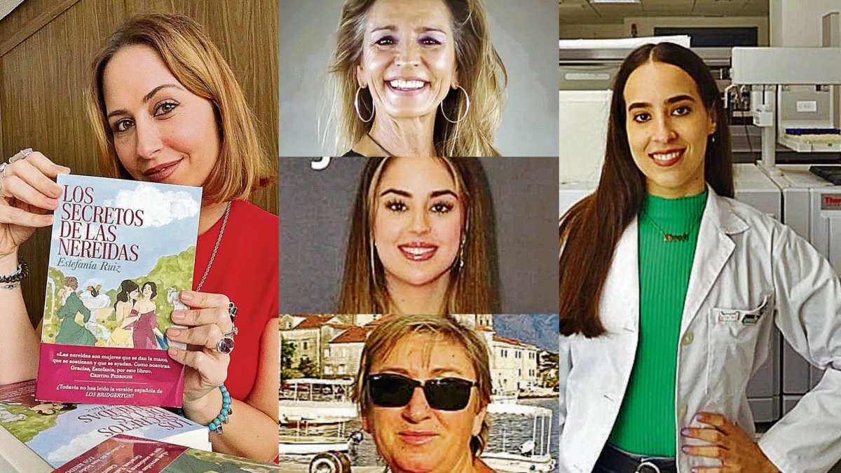 Las cinco galardonadas en los I Premios de la Mujer de LA VOZ.