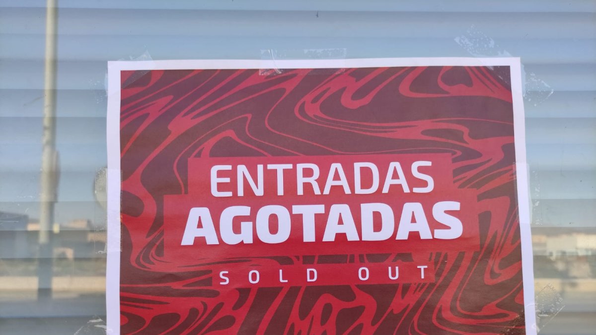 El cartel que espera publicar el Almería en las próximas horas.