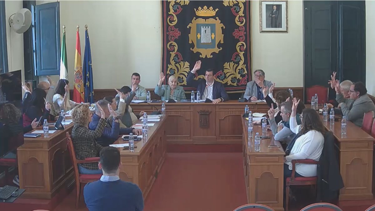 El pleno de Níjar el pasado 25 de febrero.