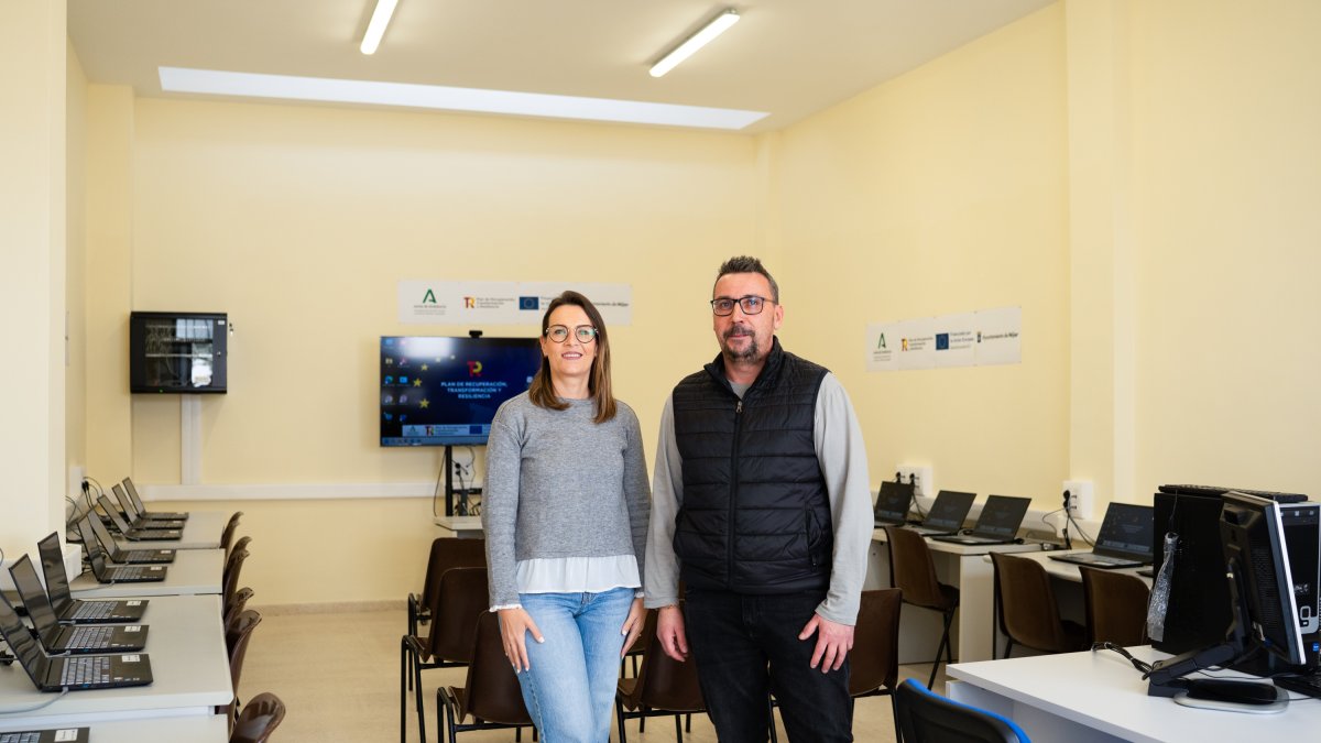 La nueva aula digital de San Isidro.