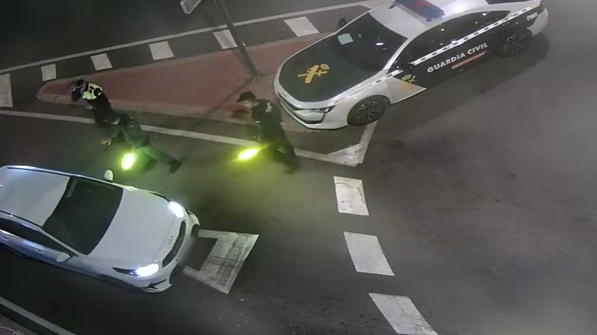 Imagen de un control de la Guardia Civil.