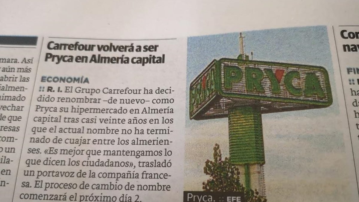 Broma aparecida el Día de los Inocentes en un periódico local hace unos años.