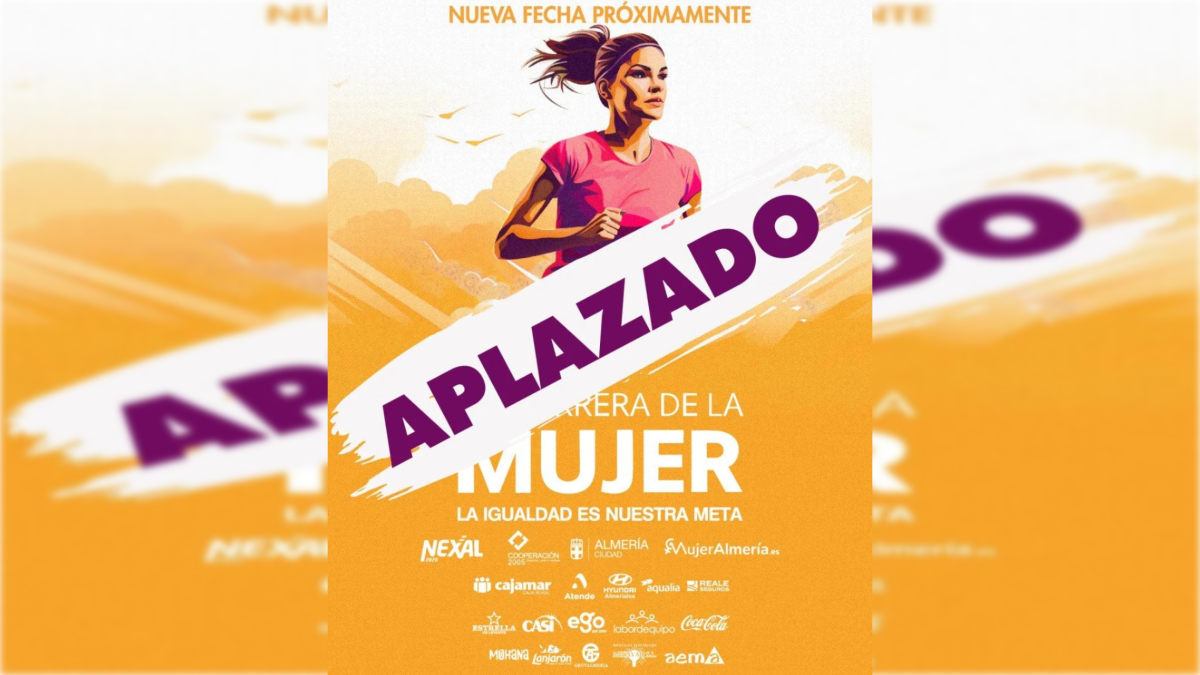 Aplazada la XII Carrera de la Mujer de Almería.