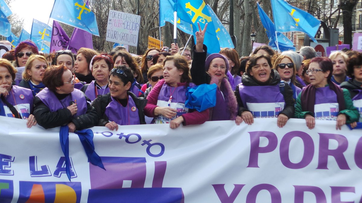Imagen de archivo de 2014 del Tren de la Libertad, manifestación multitudinaria en Madrid a favor de la libertad de decidir.