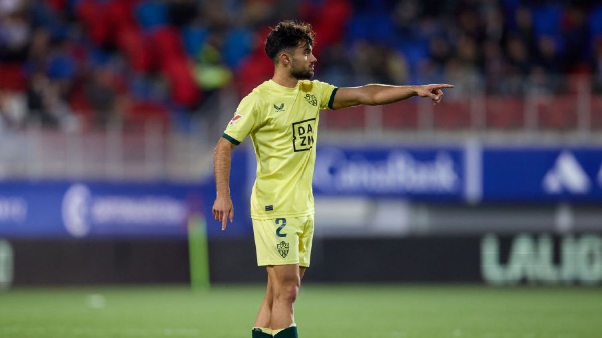 Entró en la segunda parte del encuentro en Eibar.