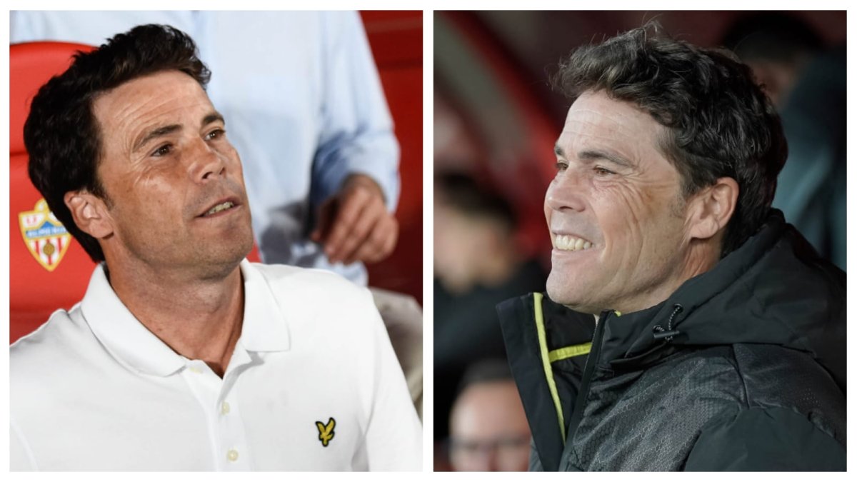 Rubi en la Liga del ascenso (21-22) y en la temporada actual.