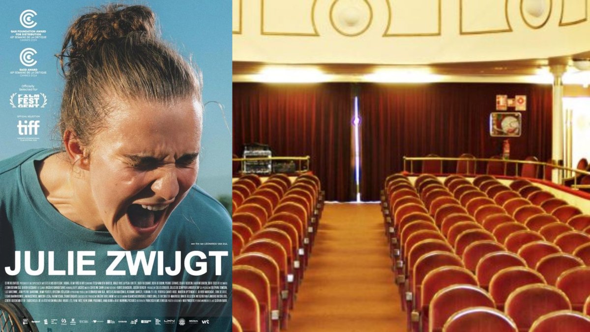 Proyección de Julie Keeps Quiet en el Teatro Apolo.