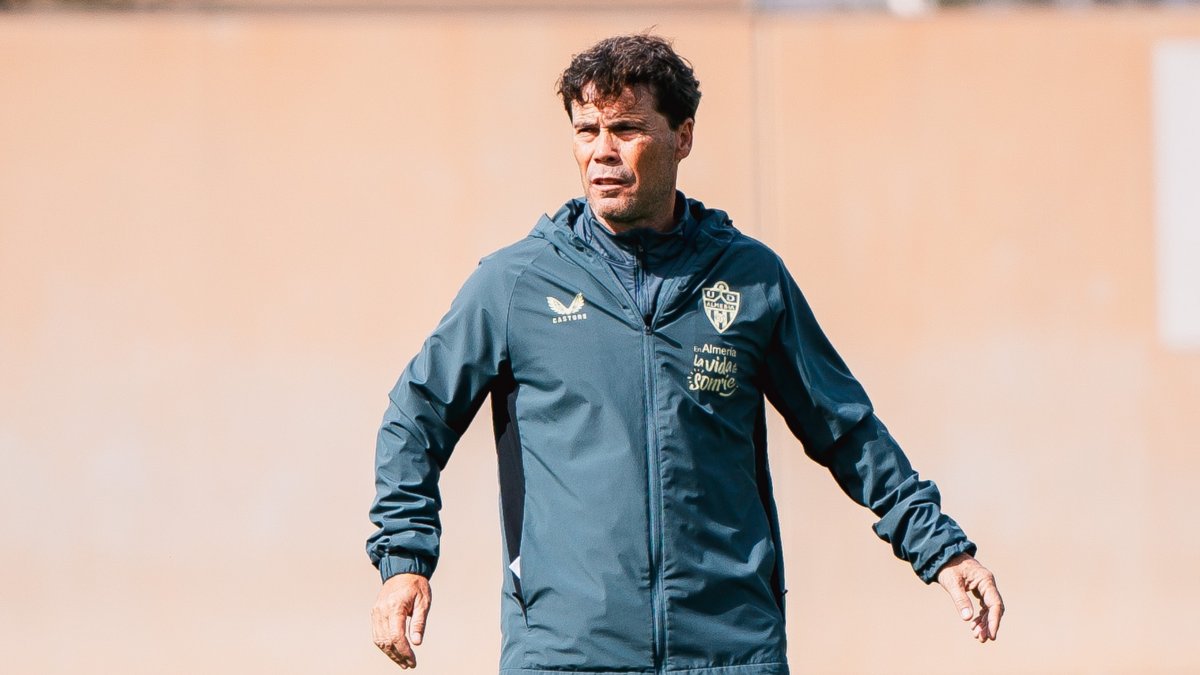 Rubi ha sido contundente en la previa del Almería-Real Zaragoza para buscar la reacción.