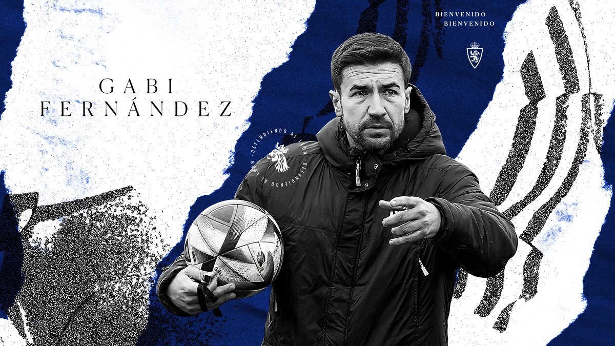 Gabi, nuevo entrenador del Real Zaragoza.