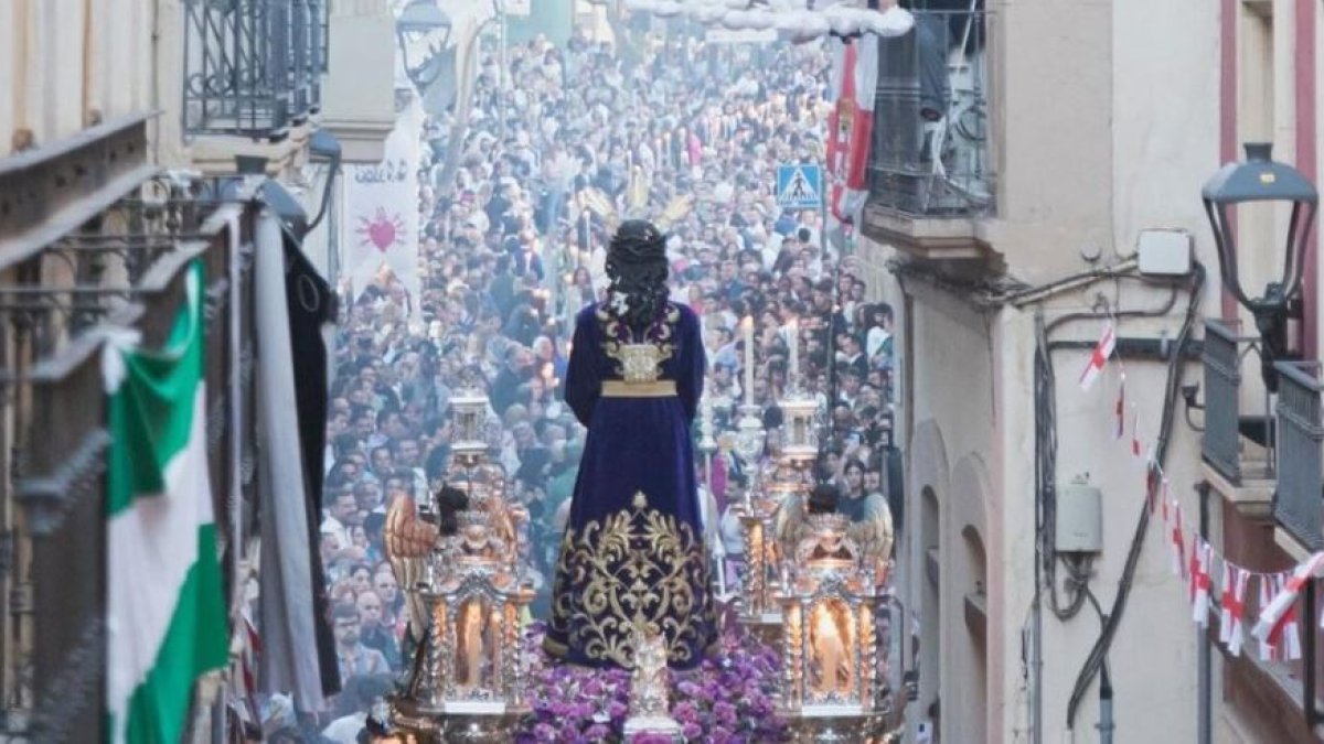 Imagen de archivo de la procesión del Cautivo por el 75 aniversario del Prendimiento.