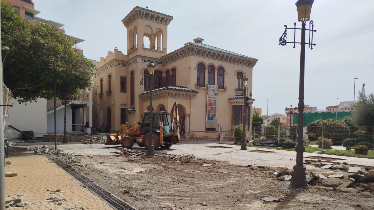 Obras en marcha en el antiguo Preventorio