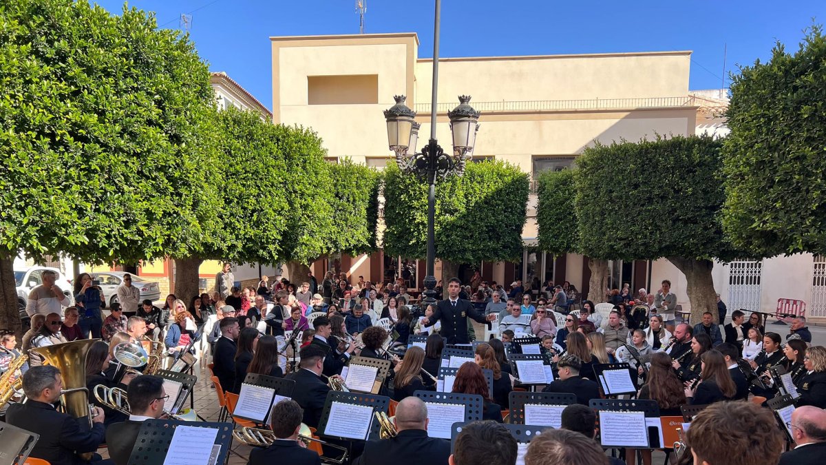 Imagen de archivo de un concierto de Santa Cecilia de Sorbas.