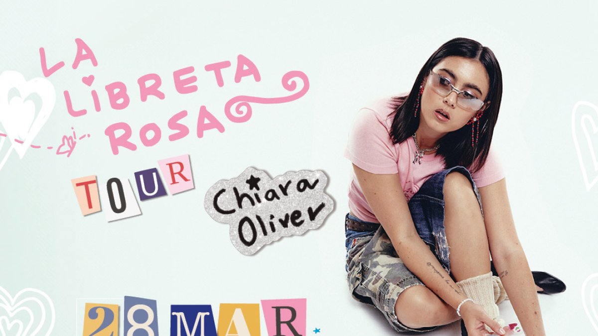 Cartel del concierto de Chiara Oliver.