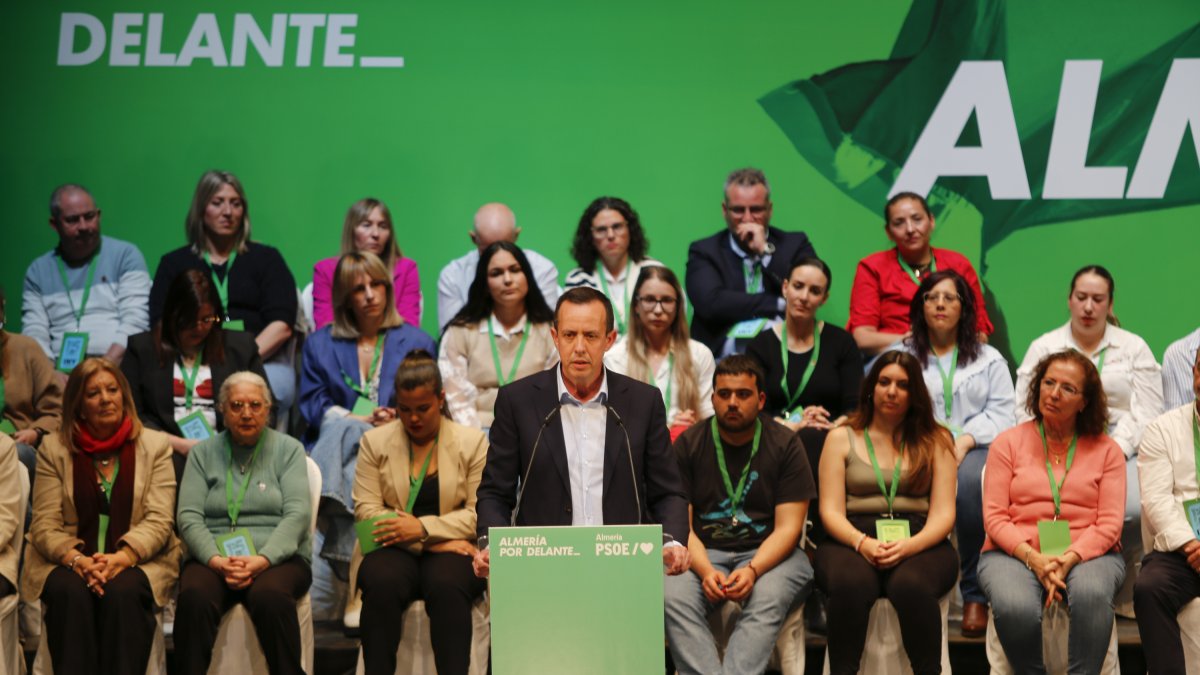 José María Martín, líder del PSOE de Almería.