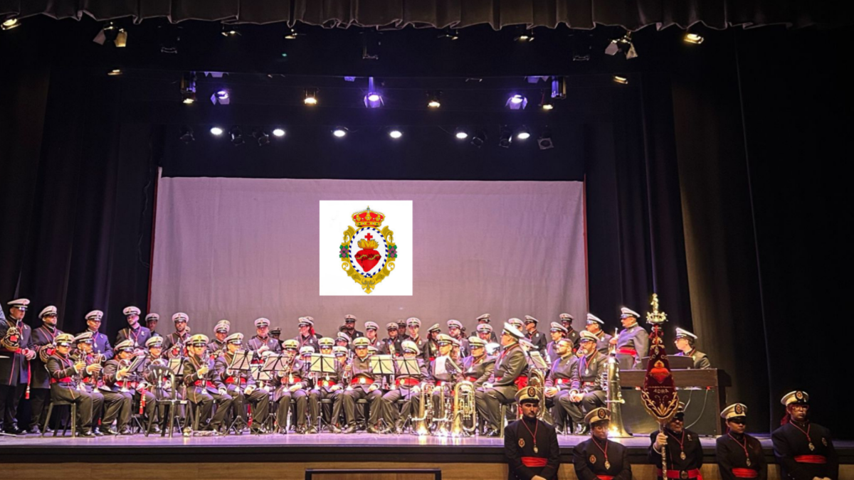 : Momento del Concierto ‘Banda CC.TT Sagrado Corazón’ de Adra.