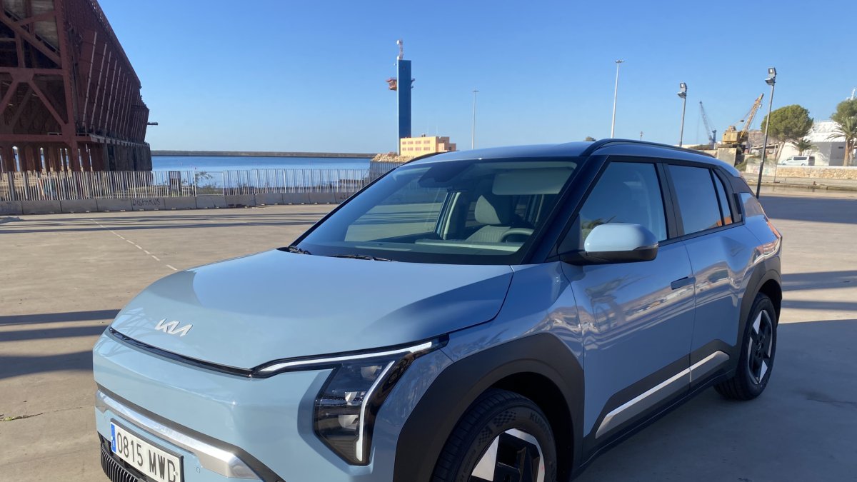 Imagen de KIA EV3 durante la prueba realizada por La Voz