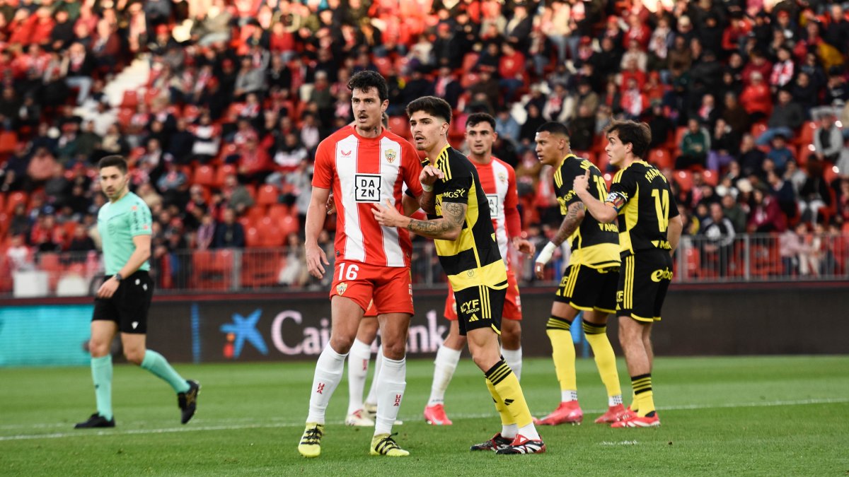 Radovanovic en el Almería-Zaragoza.