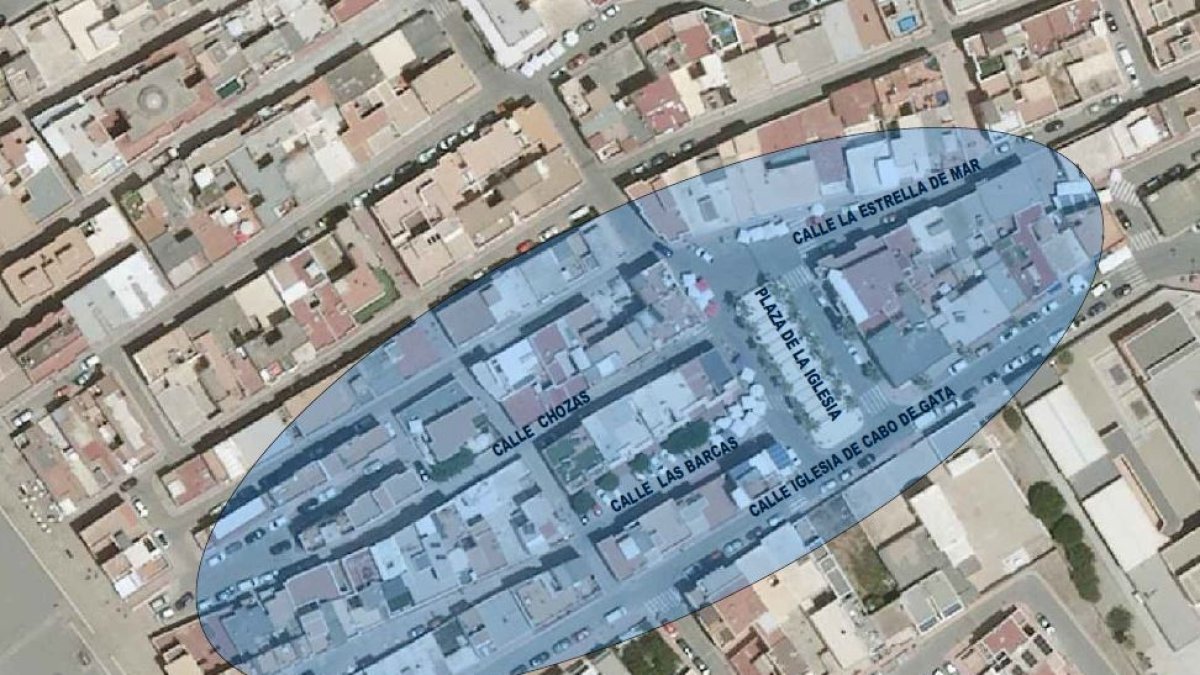 Zona afectada por las actuaciones previstas