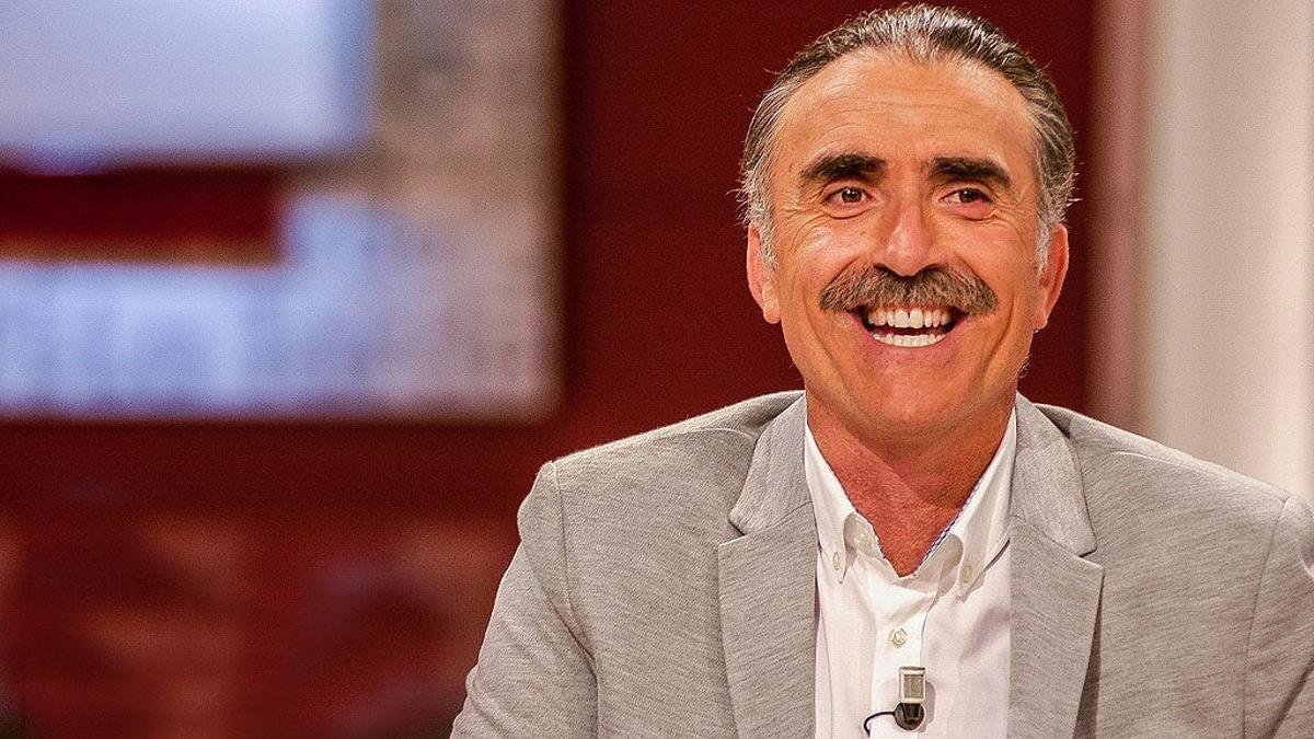 El actor, humorista, presentador y empresario de Lúcar, Juan y Medio durante uno de sus programas de televisión.