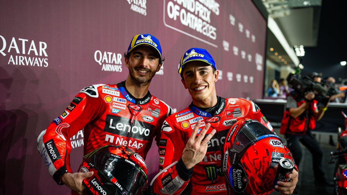 Un nuevo doblete de la dubla Márquez - Bagnaia.