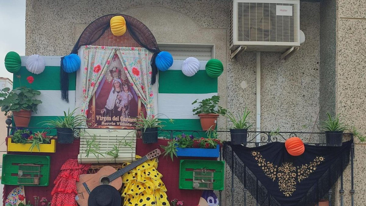 Una de las fachadas de viviendas de la edición del año pasado del concurso.