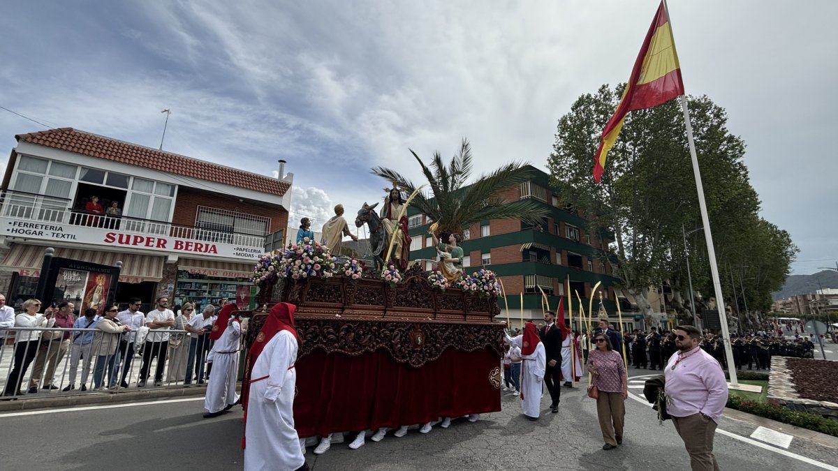 Berja durante un pasado Domingo de Ramosc.