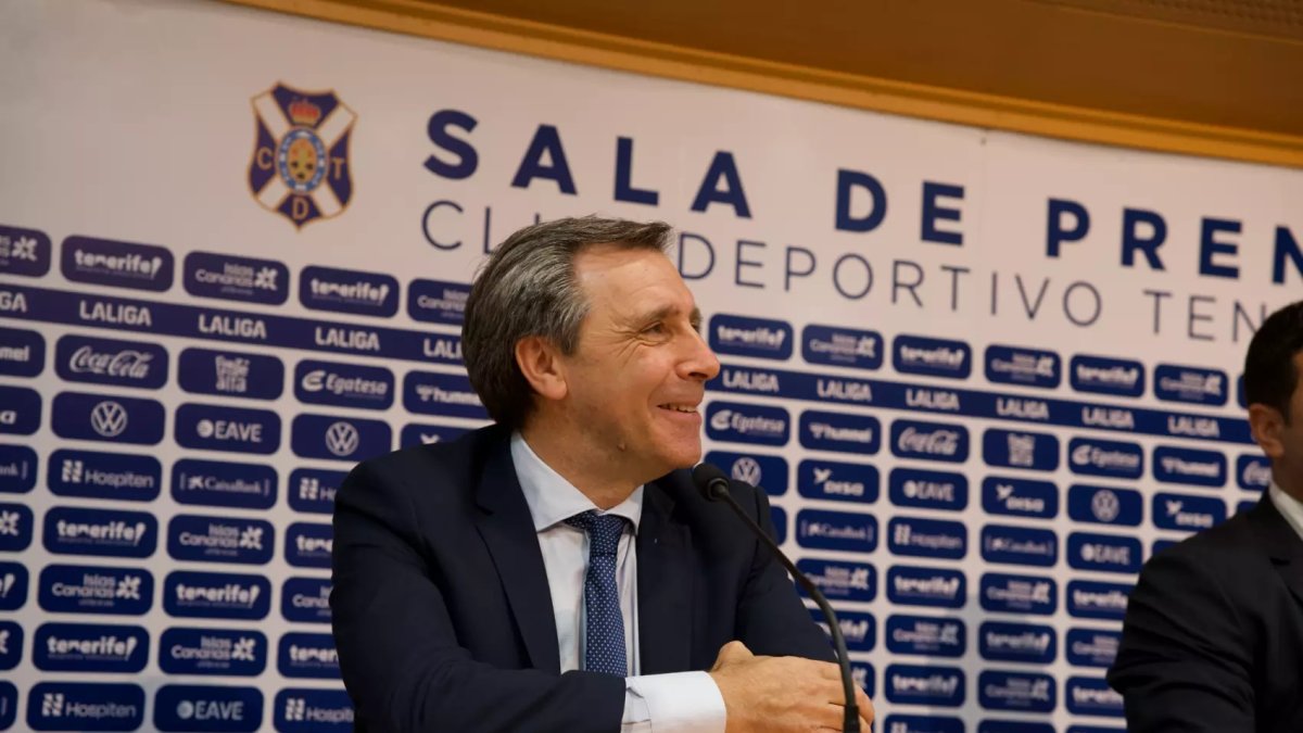 Felipe Miñambres lo ha sido todo en el Tenerife y vuelve para triunfar.