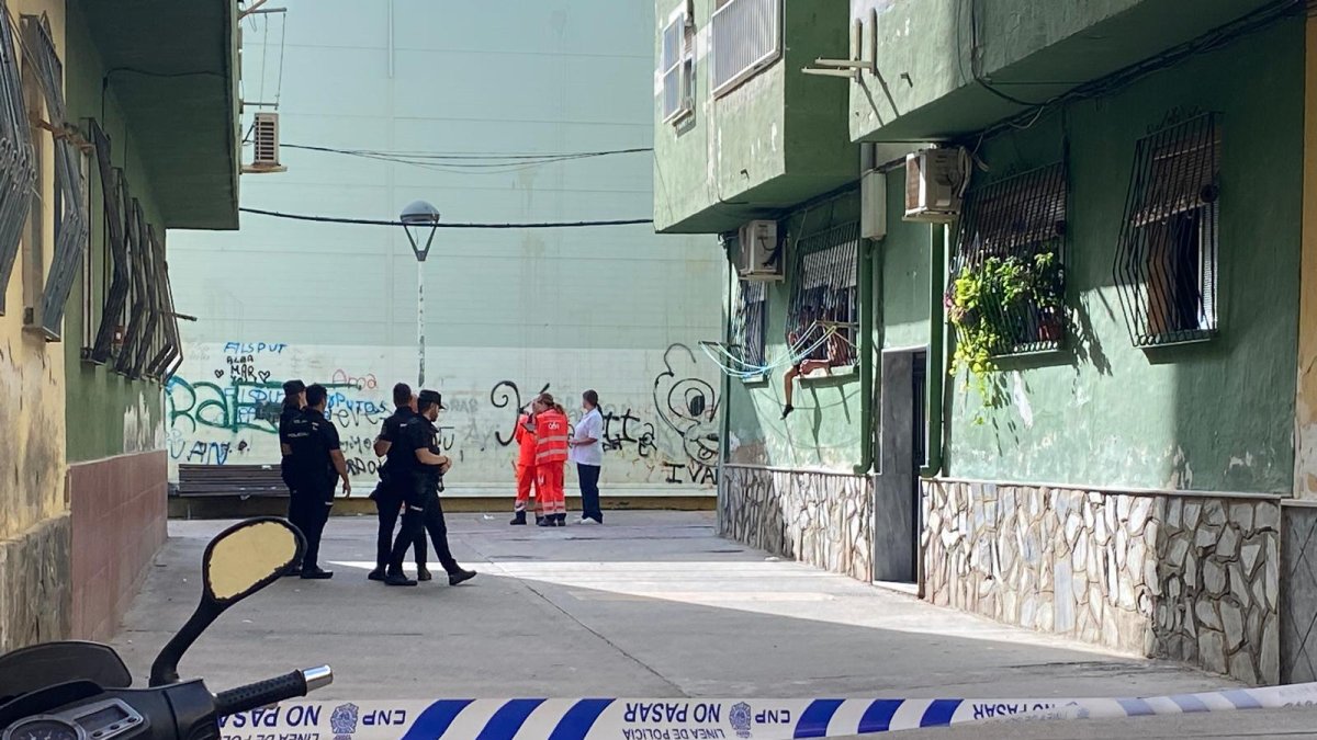 La calle del barrio de Pescadería donde tuvo lugar el crimen