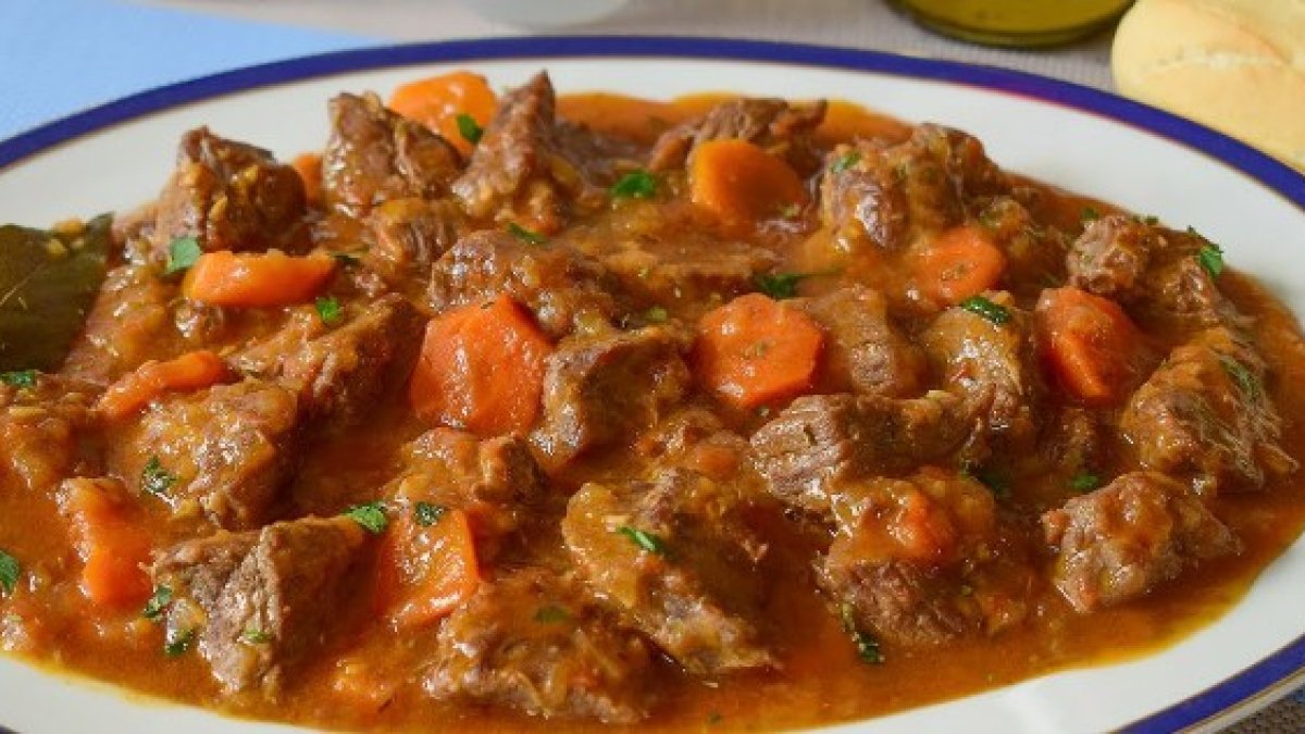 Un plato de guisillo.