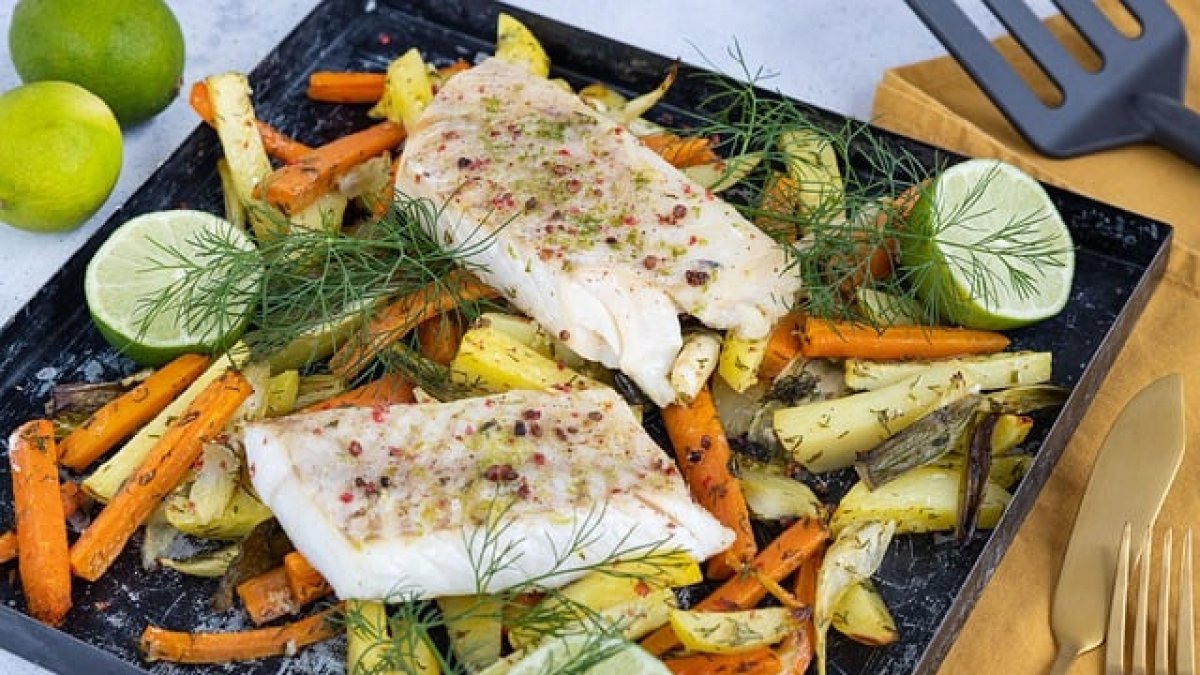 Pescado para cenar.