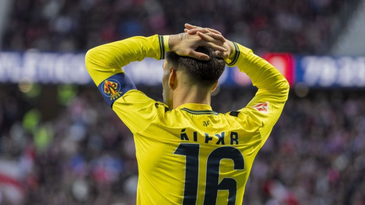 Álex Baena estuvo brillante en el Metropolitano frente al Atlético.