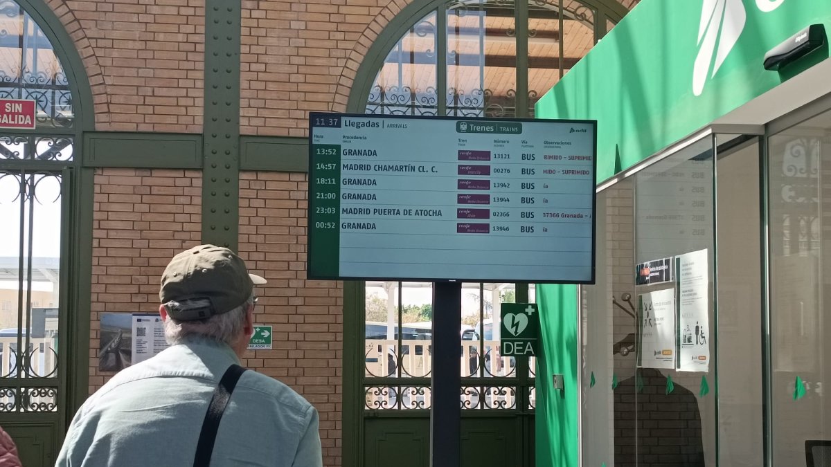 Estación de tren de la capital almeriense.