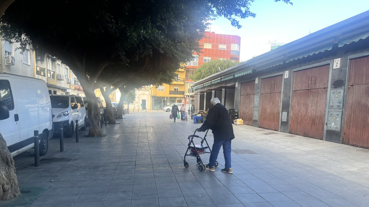 La Plaza de Pavía ubicada en el barrio de Pescadería.