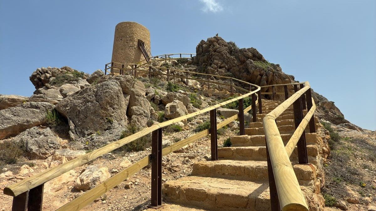 Así luce la Torre del Pirulico tras su rehabilitación.