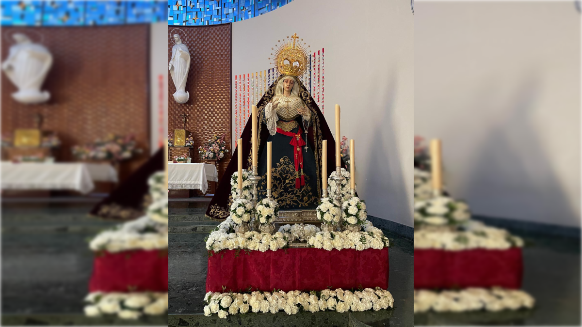 María Santísima de los Desamparados, en la capilla de las Jesuitinas.