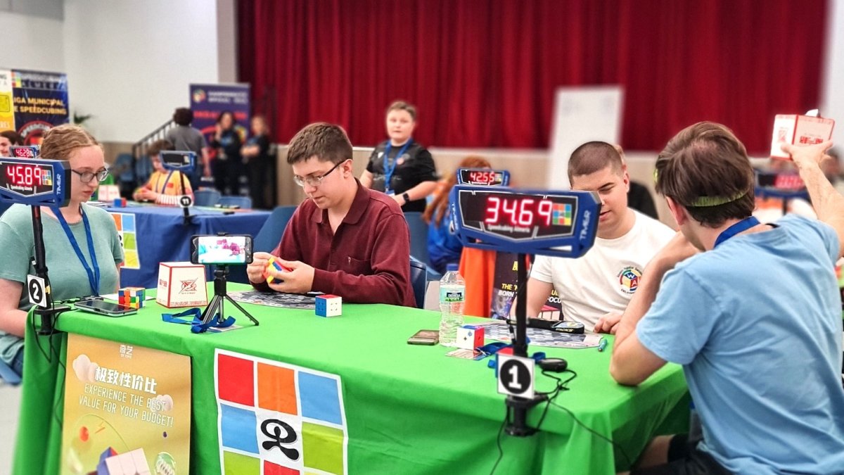 Un momento de la primera edición de Speedcubing que se celebró en Almería.