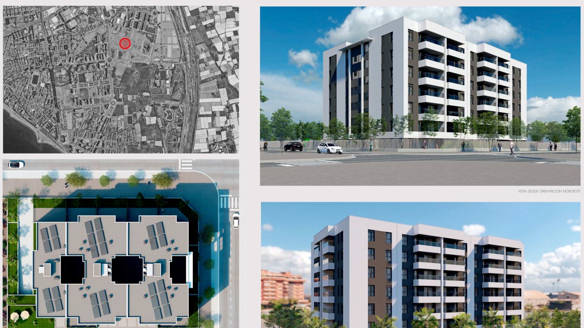 Así será el nuevo edificio de VPO en la Vega de Acá