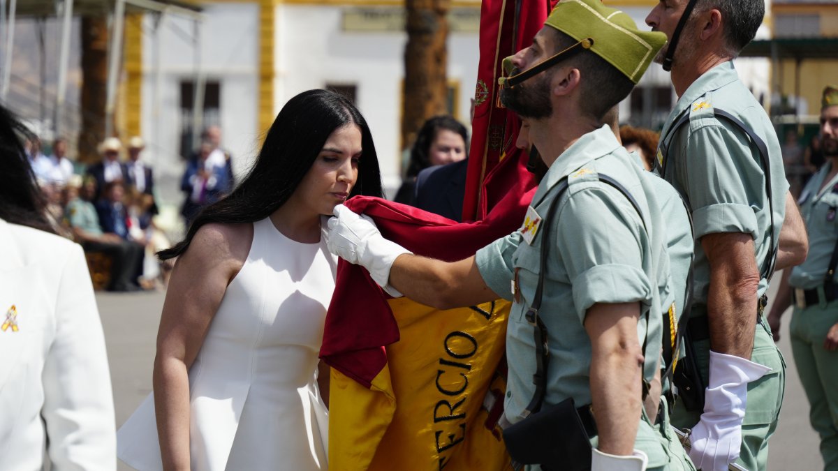 Imagen de archivo de una jura de bandera en la provincia de Almería.