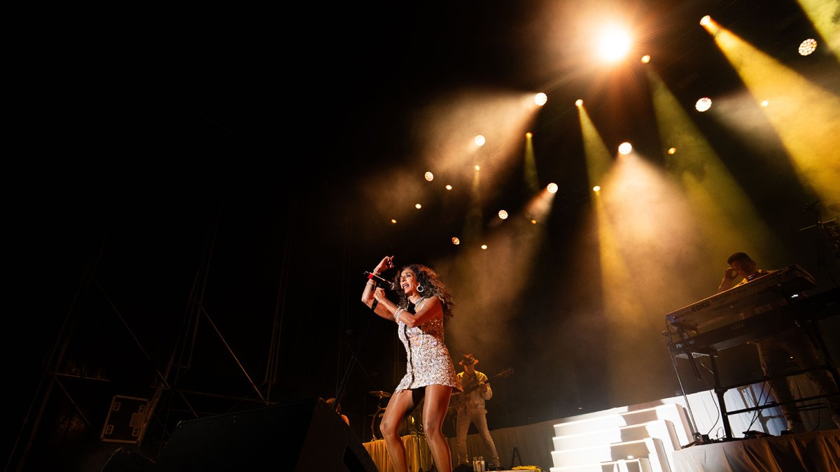 Rosario Flores ha sido una de las artistas que han estado en este premiado festival almeriense