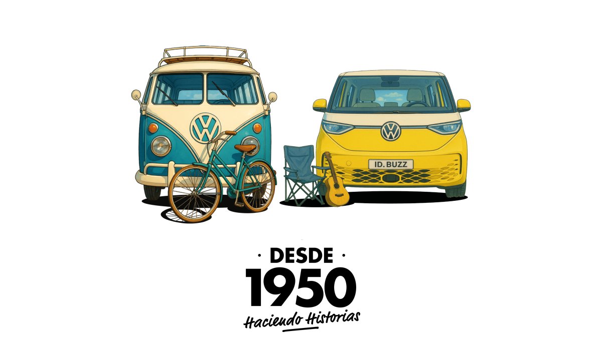 Una de las furgos más antiguas del encuentro es del año 1955.