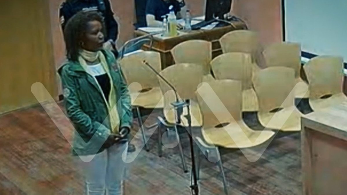 Captura del vídeo de la declaración de Ana Julia.