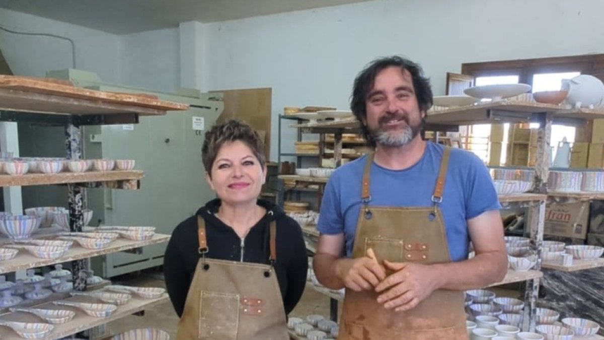 Carlos y Margarita los alfareros de Fondón.