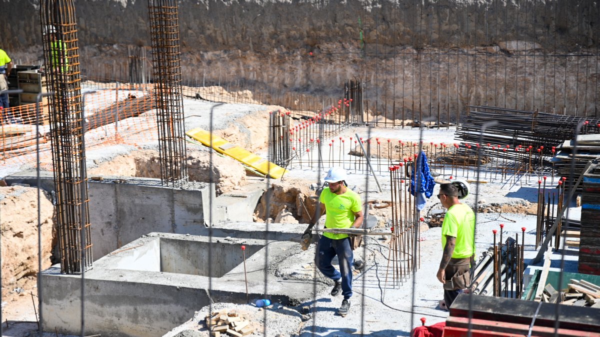 Obras en marcha en una promoción de vivienda en alquiler