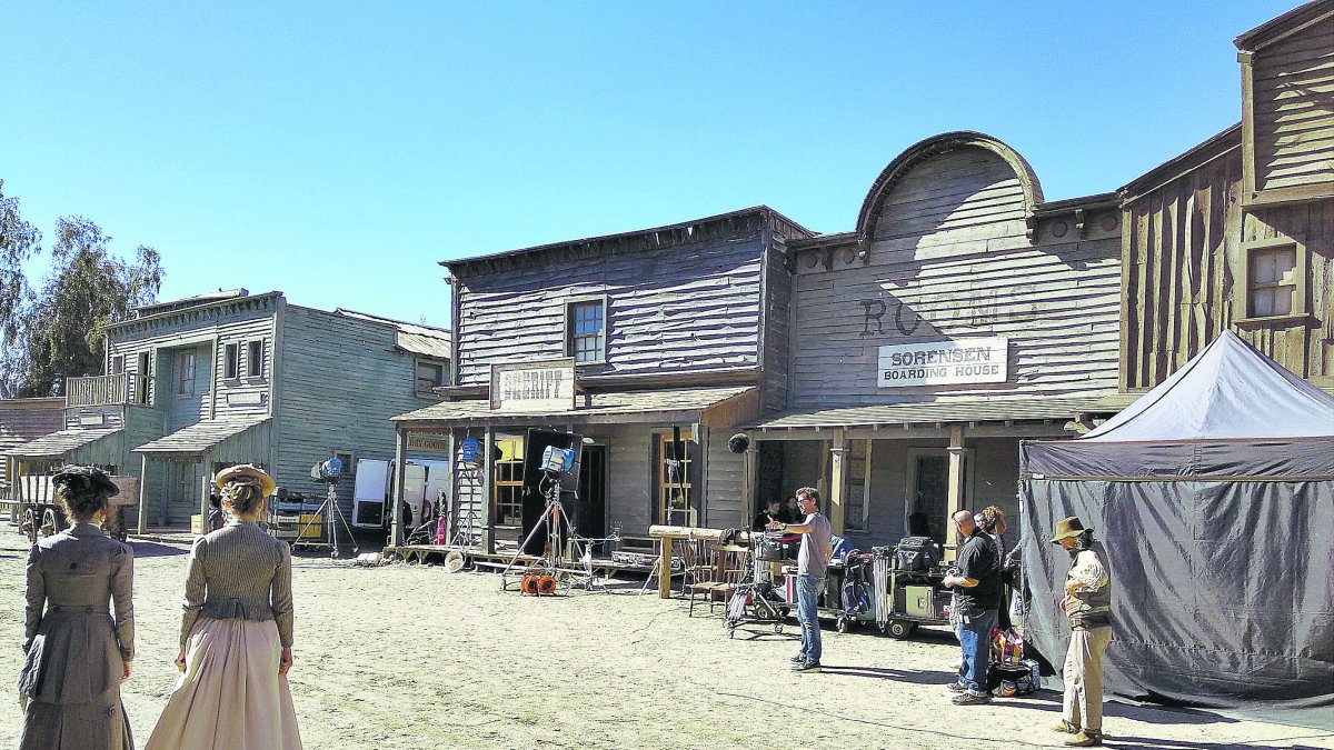Imagen de archivo del rodaje en Tabernas de ‘Joséphine, ange gardien’