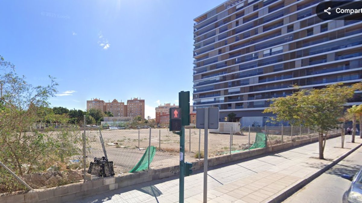 Vista general de la zona sin desarrollar del Toblerone