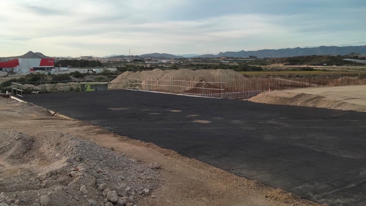 Trabajos preliminares del túnel de la futura Estación del AVE de Vera.